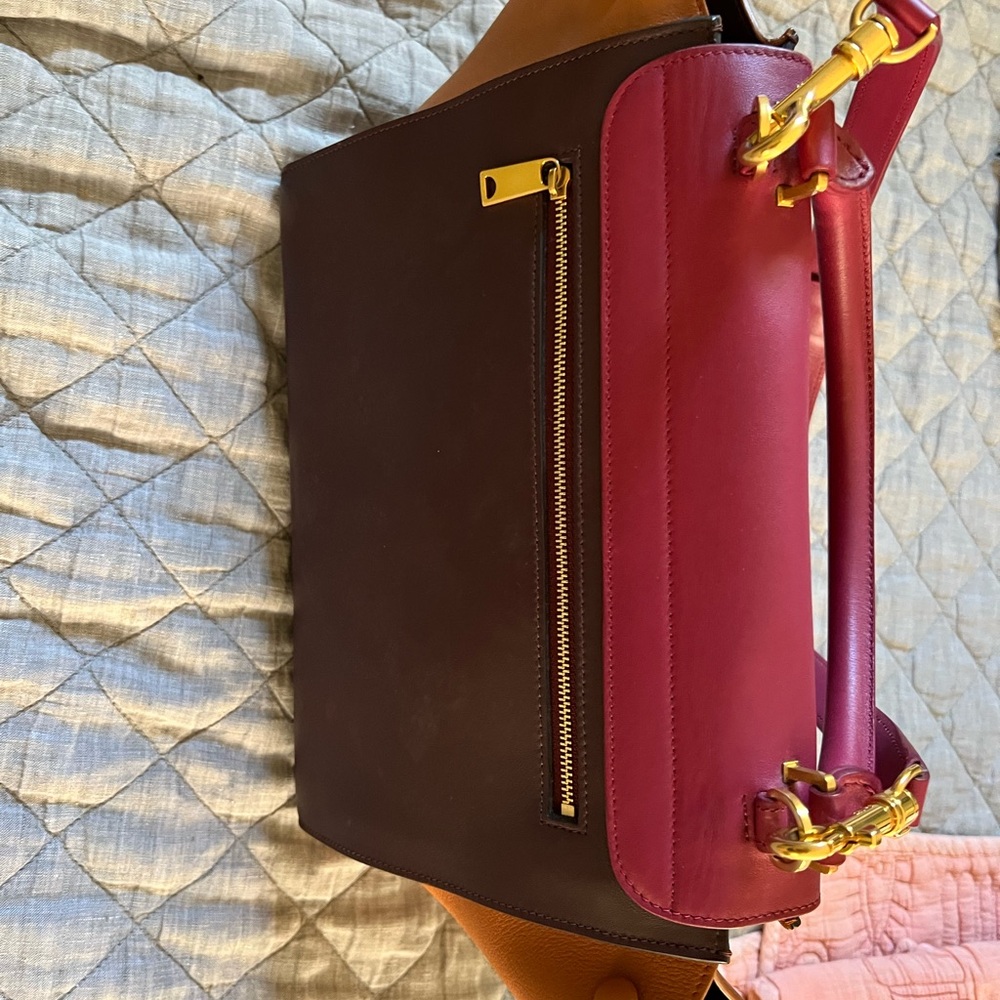 Celine Tri Colour Trapeze Medium Tote - Picture 4 of 10